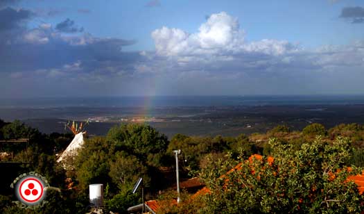Rainbow - Peace Garden ADAMA Israel